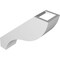 Ekena Millwork 3-in. W x 10-in. D x 10-in. H Geneva Architectural Grade PVC Knee Brace BRCP03X10X10GNV - alternate 6